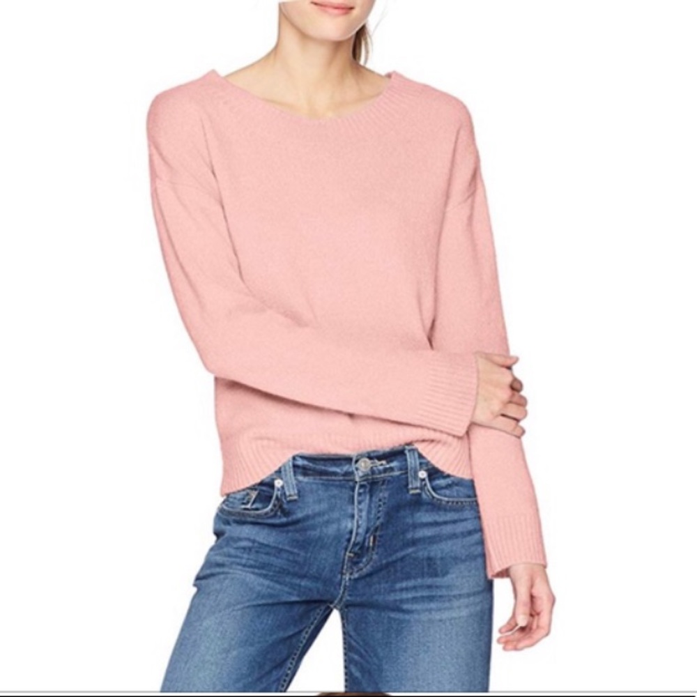 NWT Olive & Oak Nanette Pullover Pink Sweater